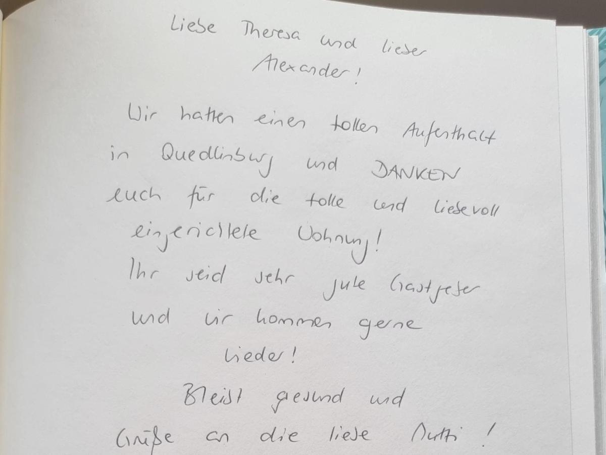 Fewo Otto- Sanierte Ferienwohnung Im Einzeldenkmal Quedlinburg Dış mekan fotoğraf